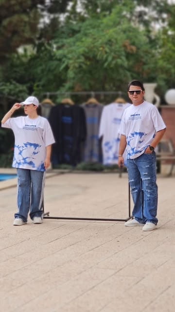 تی‌شرت باکس استایل آبرنگی